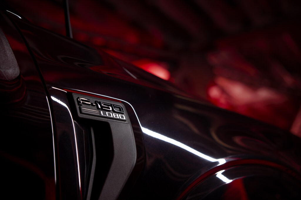 2025 ford f150 lobo badging on exterior of vehicle